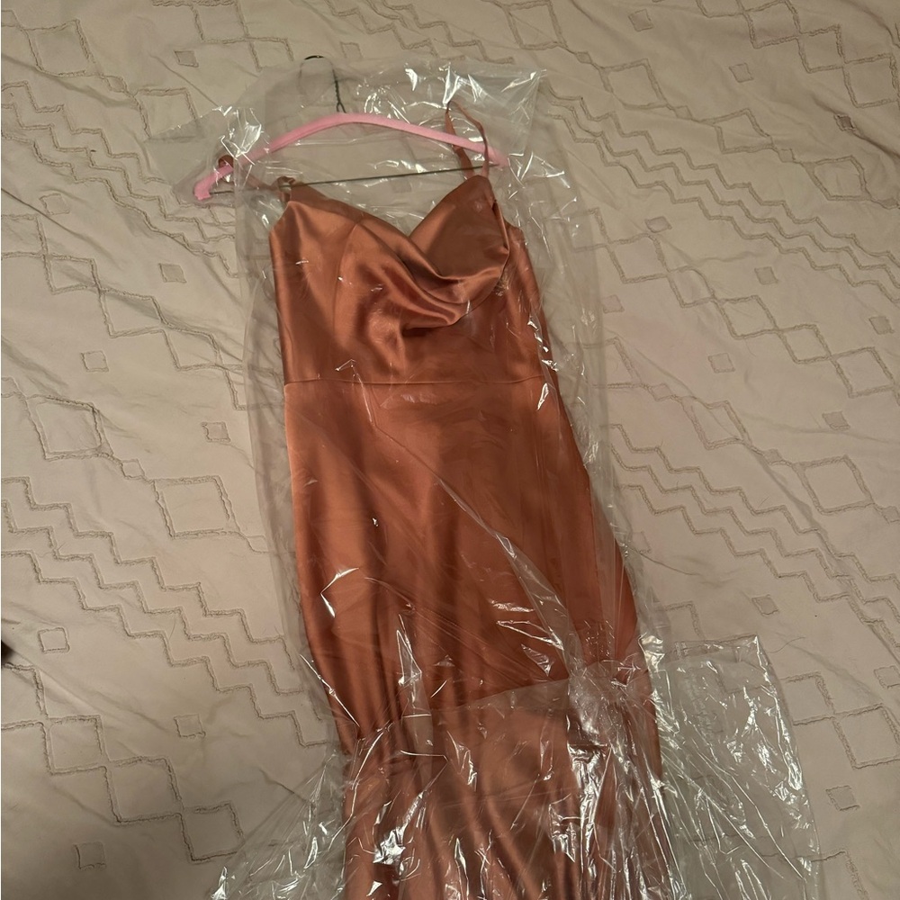 Revelry Nadia Satin Dress